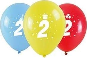 Trykte ballonger 2 28cm 3stk