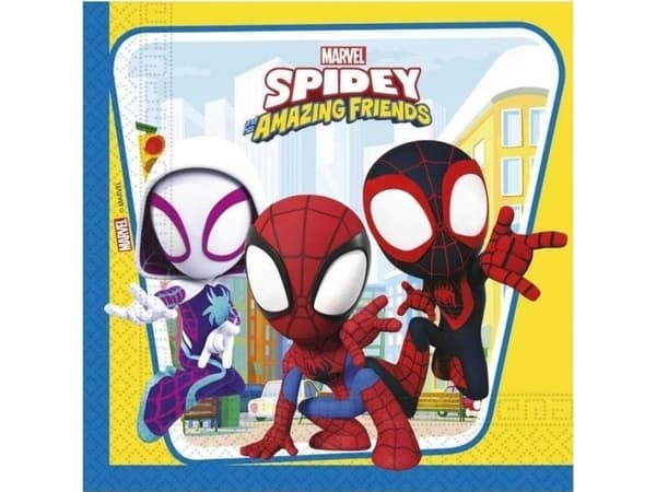 Spidey and friends servietter