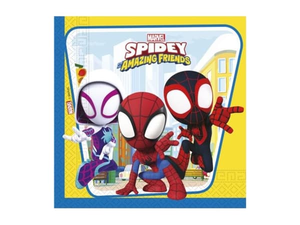 Spidey ja ystävät servietter