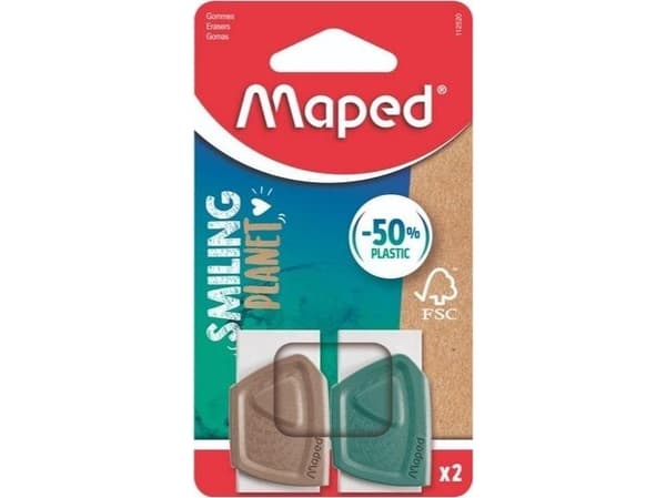 Gumka Precision Smiling Planet 2 szt. MAPED EDUKAMP