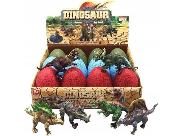 Trifox Dinosaurie att lägga i ägg MIX