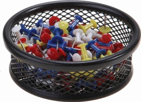Paperclip kopp rund liten svart