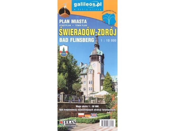 Kartta - Świeradów-Zdrój 1:10 000