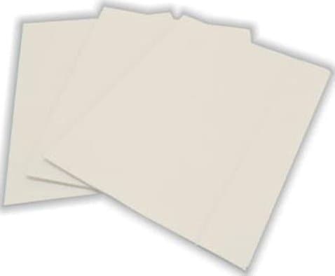 DIAGRAM A4 hvit mappe med strikk (10 stk)