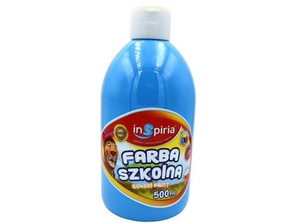 Koulumaali sininen 500ml EDUKAMP