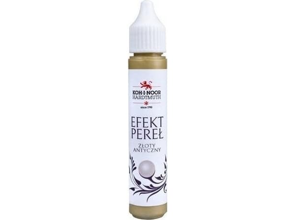Koh-i-noor Penn med perleeffekt, antikk gull, 30 ml
