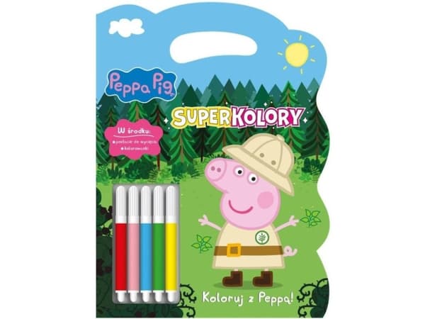 Peppa Pig - Super Colours - Färglägg med Peppa