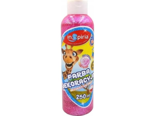 SCHEMAT koristemaali glitter pinkki 250ml
