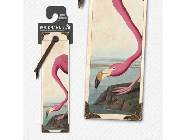 IF Vintage kirjanmerkki - Flamingot