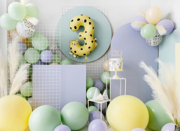 PartyDeco FB163-3, Toy balloon, Foil, Multicolour, Image, Universal, Universal