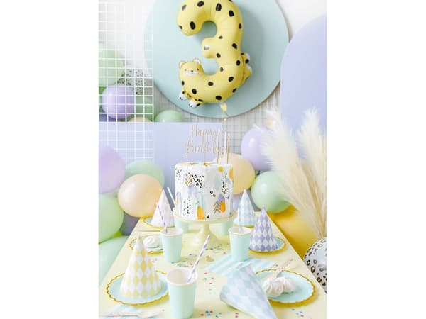 PartyDeco FB163-3, Toy balloon, Foil, Multicolour, Image, Universal, Universal