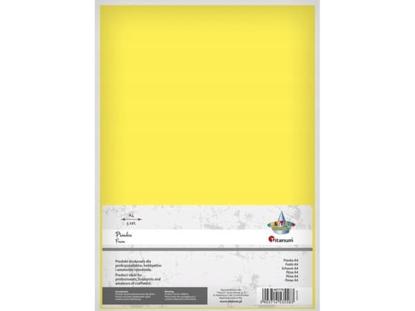 Titanum Foam A4 5st gul