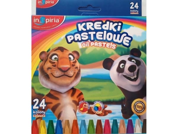 SCHEME Pastellkritor 24 färger