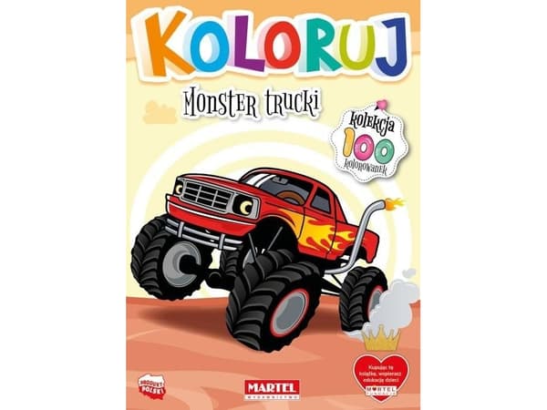 Koloruj - Monstertruckar EDUKAMP