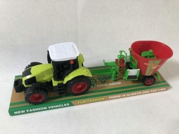 Tractor with agricultural machinery