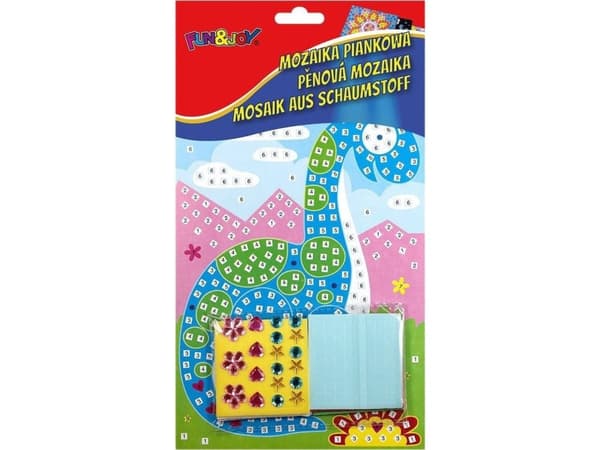 Mosaik av dinosaurie-skum
