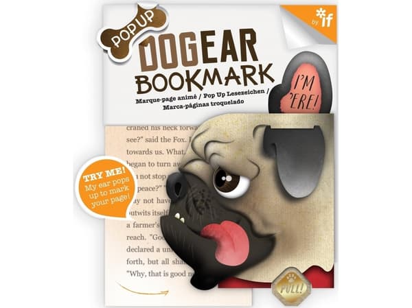 IF Dog Ear bookmark Doug Mops zakładka