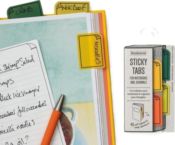Bookaroo Itsekiinnittyvät merkit - vihreä