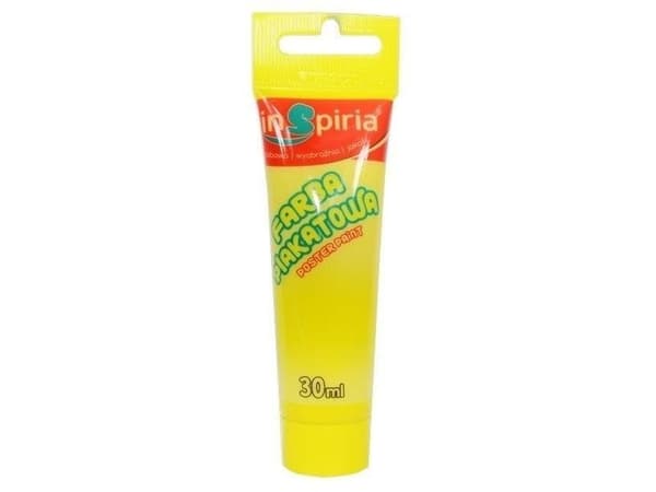 Plakatmaling i gul tube, 30 ml (6 stk) EDUKAMP