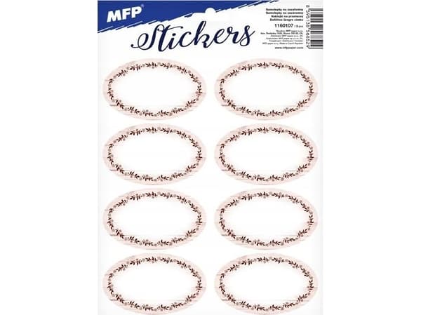 MFP pappersklistermärken för konserver 16,2x23cm 1160107