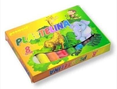 Plasticine 8 farger