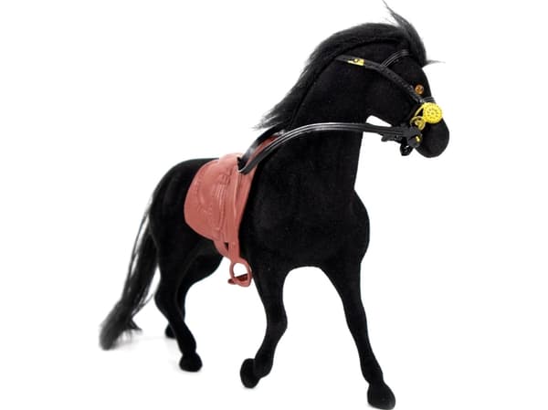 Icom figur Flockad häst 17 cm mix