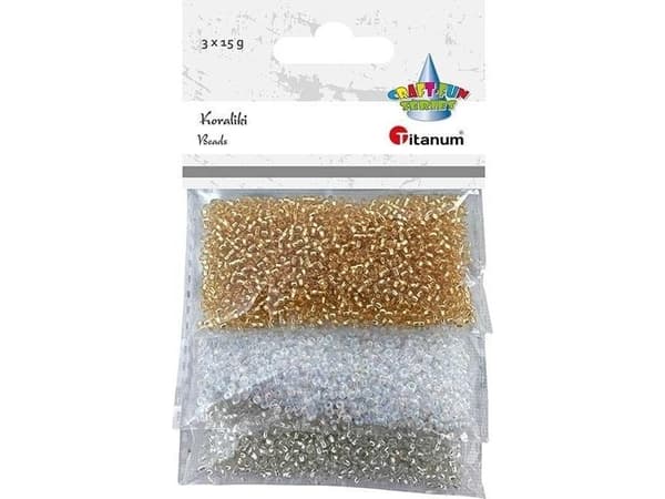 Plastpärlor 15 g