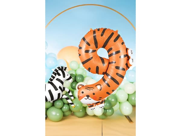 Party Deco Folieballong 9 Tiger 64x87cm
