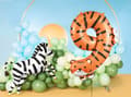 Miniatyrbilde 4 av 5: Party Deco Folieballong 9 Tiger 64x87cm