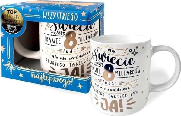 Premiummugg Just like me (8 miljarder)