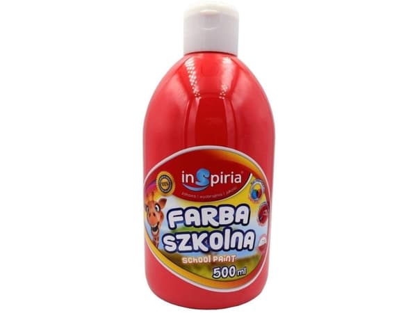 Koulumaali punainen 500ml EDUKAMP