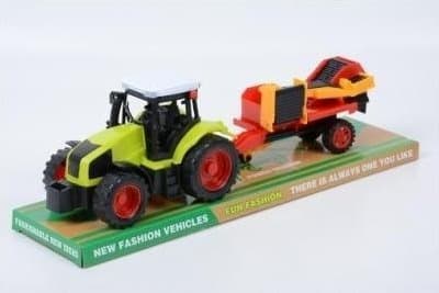 Tractor with agricultural machinery