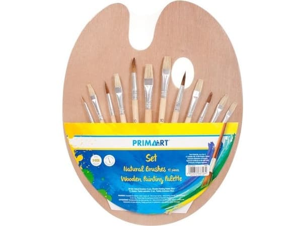 E-T PALETTE FOR WOODEN PAINTS WITH BRUSHES PRIMA ART405597