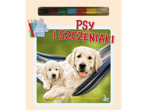 MD Creative Puzzle kirja Koirat ja pennut