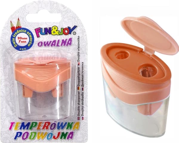Titanum FunJoy dobbel oval sliper, oransje