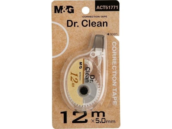 M&G Corrector Tape Dr. Rengjør 5mm x 12m M&G