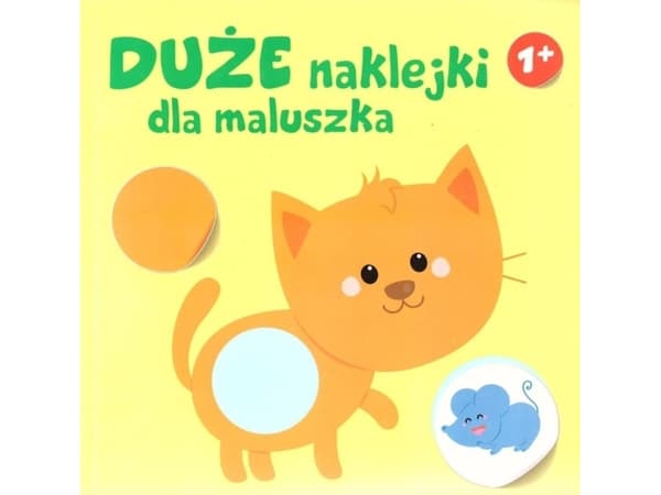 Store klistremerker for småbarn 1+ - EDUKAMP Kitten