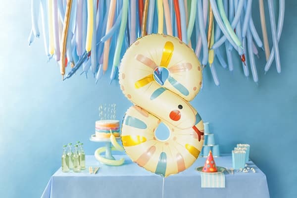 Folieballong 8 Slange 55x88cm