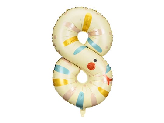 Folieballong 8 Slange 55x88cm