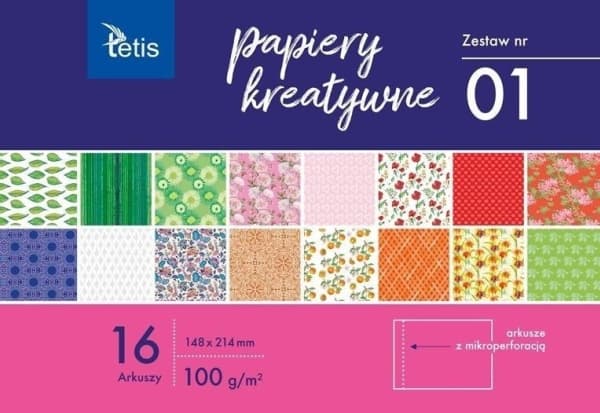 Luovat paperit A5/16K 1