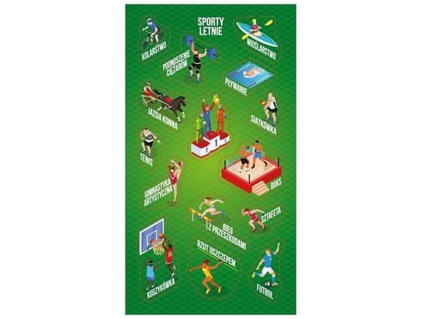 Klistermärken för sommarsporter