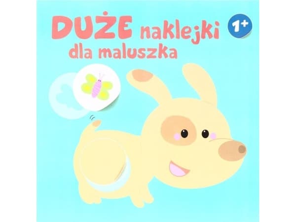 Duże naklejki dla maluszka 1+ - Piesek EDUKAMP