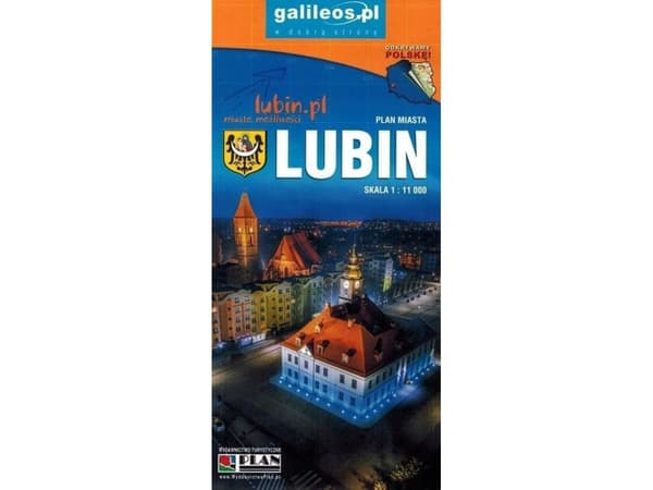 Turistkarta - Lubin, distriktet Lubin v.2022