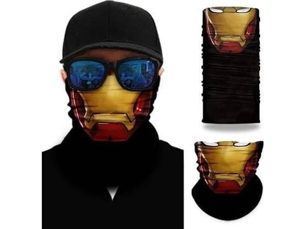 Chusta bandana antybakteryjna - Iron-Man