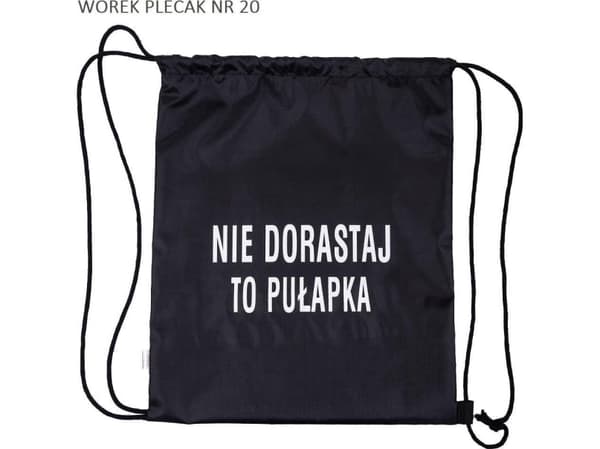 Ryggsäcksväska Att inte växa upp är en fälla