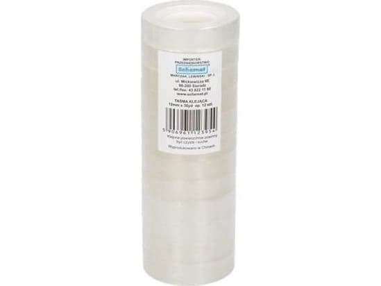 DIAGRAM Selvklebende tape 12mmx27,4m (12 stk)