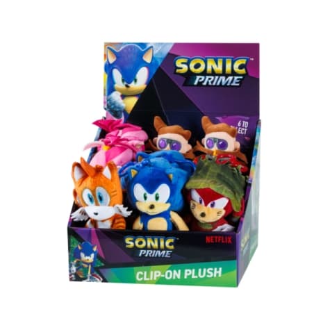 Sonic Plysch 15 cm med Klämma