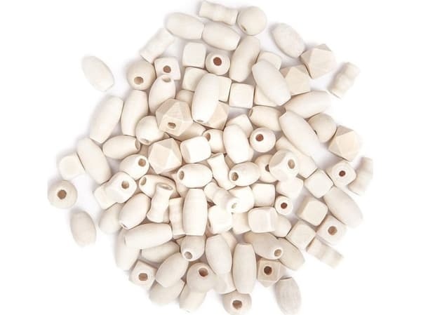 Träpärlor 50 g