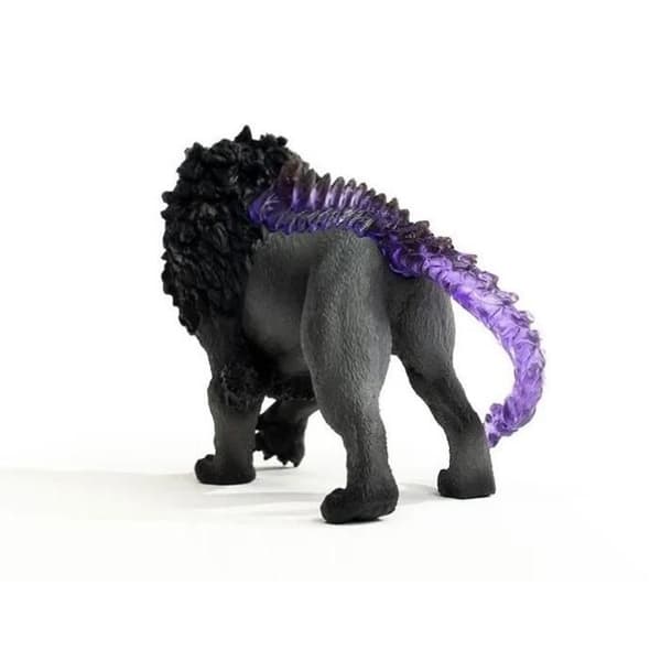 Lion of Darkness Figur - Mycket detaljerad och realistisk figur med genomskinlig svans - Leksak för pojkar och flickor -