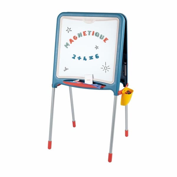 Dobbeltsidet tavle Smoby Foldbar 80 Dele 105 x 49 x 52 cm